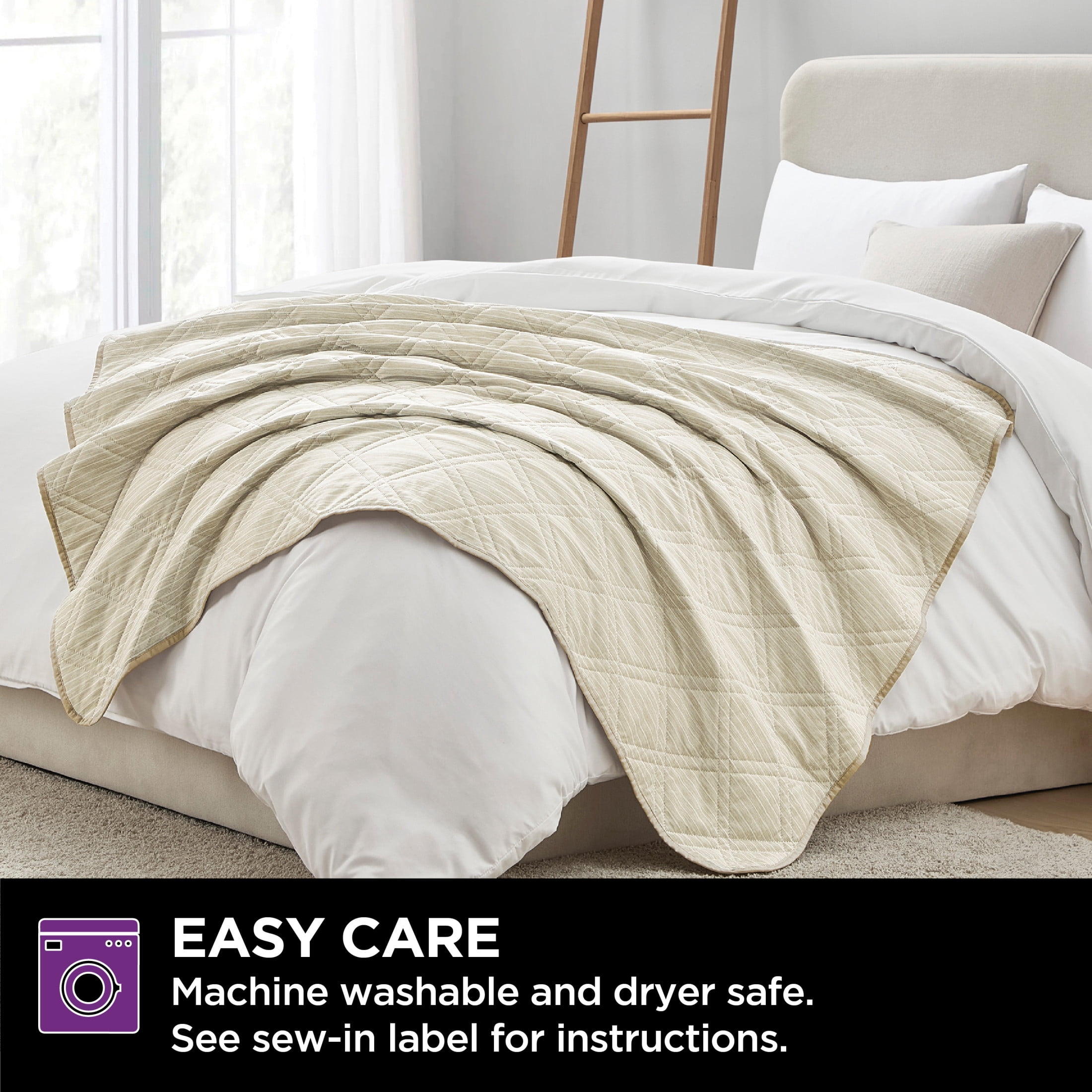 Brookstone Cooling Throw Taupe, Solid Print, Nylon Polyethylene, Knit, 1 Piece, Standard Size