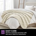 thumbnail image 3 of Brookstone Cooling Throw Taupe, Solid Print, Nylon Polyethylene, Knit, 1 Piece, Standard Size, 3 of 12