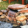 thumbnail image 2 of pond boss 8 in. Waterfall Spillway - Black, 2 of 4