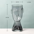 thumbnail image 6 of Abstract Human Face Glass Vase, 6 of 7
