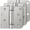 Brushed Nickel-square 5 8'', variant on PETGLE 6 Pack Self Closing Door Hinges, 4 Inch Spring Loaded Hinges with Square & 5/8'' Radius Corners, Adjustable Tension for Garage, Front Door, for Left and Right Hand Door, UL Listed