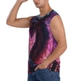 thumbnail image 3 of Pofeuu Neon Futuristic Dragon Print Men's Muscle T-Shirt, Sleeveless, Muscle Tank, Classic Muscle Tee Top For Men Casual Sleeveless Muscle T-Shirt Trendy Clothes-Small, 3 of 7