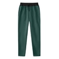 thumbnail image 7 of Mercatoo Girls Oversized Wide Leg Sweatpants Kids Baggy Swea𝐭 Pants Drawstrin𝐠 Waist Color Block Straight Leg Track Pants Trousers, 7 of 7