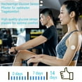 thumbnail image 5 of 55 Pack Waterproof Transparent freestyle libre 2 Adhesive Patches for sports & swimming, Transparent Sensor Covers for Libre 2, Continuous Protectionfor 10-14 Days, 5 of 7