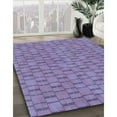 thumbnail image 2 of Ahgly Company Indoor Rectangle Patterned Purple Mimosa Purple Area Rugs, 3' x 5', 2 of 6
