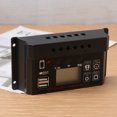 thumbnail image 2 of SHISUYAN 10A 12V 24V Solar Cell Panel Controller Auto LCD Dual USB Solar Charge Battery PV Regulator (Black), 2 of 8