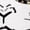 White, variant on Bunny With Bandana Glasses Bubblegum Line Art Graphic Short Sleeve T-Shirt Crewneck White Tops