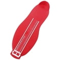 thumbnail image 1 of Podómetro para adultos y niños - Medición del tamaño del zapato Dispositivo de medición del pie para determinar el tamaño del zapato 18 a 47 (rojo), 1 of 2