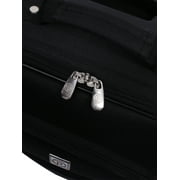 Protege Pilot Carry On 18 Softside 2 Wheel Luggage for Travel, Black