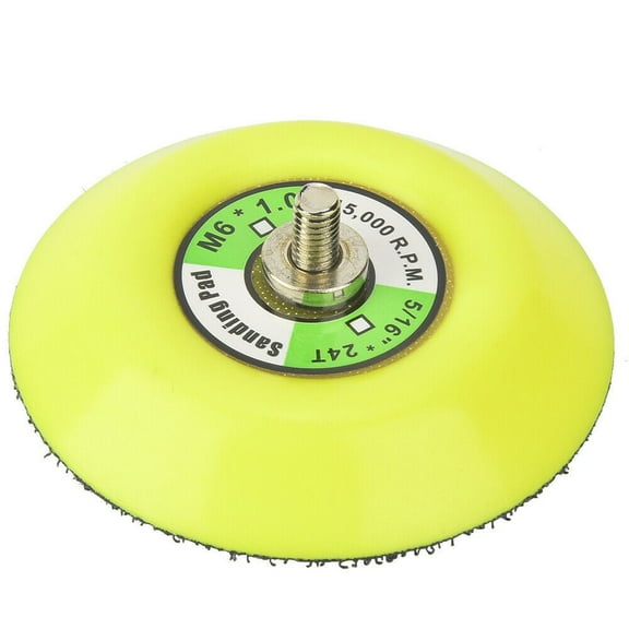Backing Pad Polishing Grinder 1'' - 6'' Sanding Disc Backing Pads Hook Loop