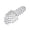 White, variant on Women Single Band Polka Dot Satin Square Toe Flat Slide Sandals Slip On Minimalist Footwear For Casual Daily Beach Outdoor Summer Shopping
