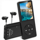 AGPTEK 8GB Lecteur MP3 avec Écouteur - 70 Heures de Lecture, Radio FM, Enregistreur Vocal, Extensible jusqu'à 128GB (A02 - Noir) – image 1 sur 8