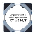 thumbnail image 3 of MaxWorks Adjustable Furniture Dolly with 4 Dual-Locking Wheels, Universal Washing Machine Base Stand, Appliance Mover for Refrigerator, Mini-Fridge,, 3 of 7