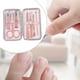 thumbnail image 5 of Traje para el cuidado de las uñas,Kit para el cuidado de las uñas Cuidado de la belleza de acero inoxidable,Juego de cortadores multifuncionales portátiles de viaje,Kits de cuidado, 5 of 7