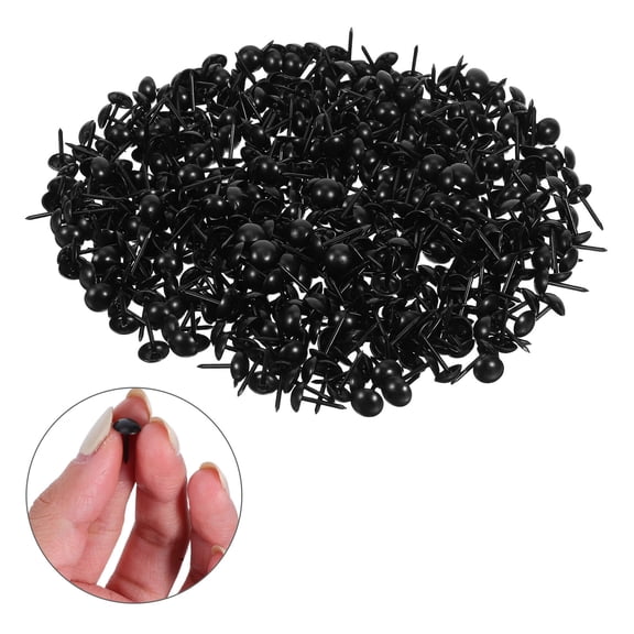LOLIPPYY 500pcs Black Furniture Upholstery Tacks Iron Vintage Style for Bedroom Use