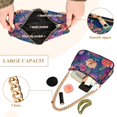 thumbnail image 2 of FORMRS Womens Shoulder Bag with Chain Strap Clutch Purse Cute Tote Handbag, Blooming Flowers Pattern, 2 of 7