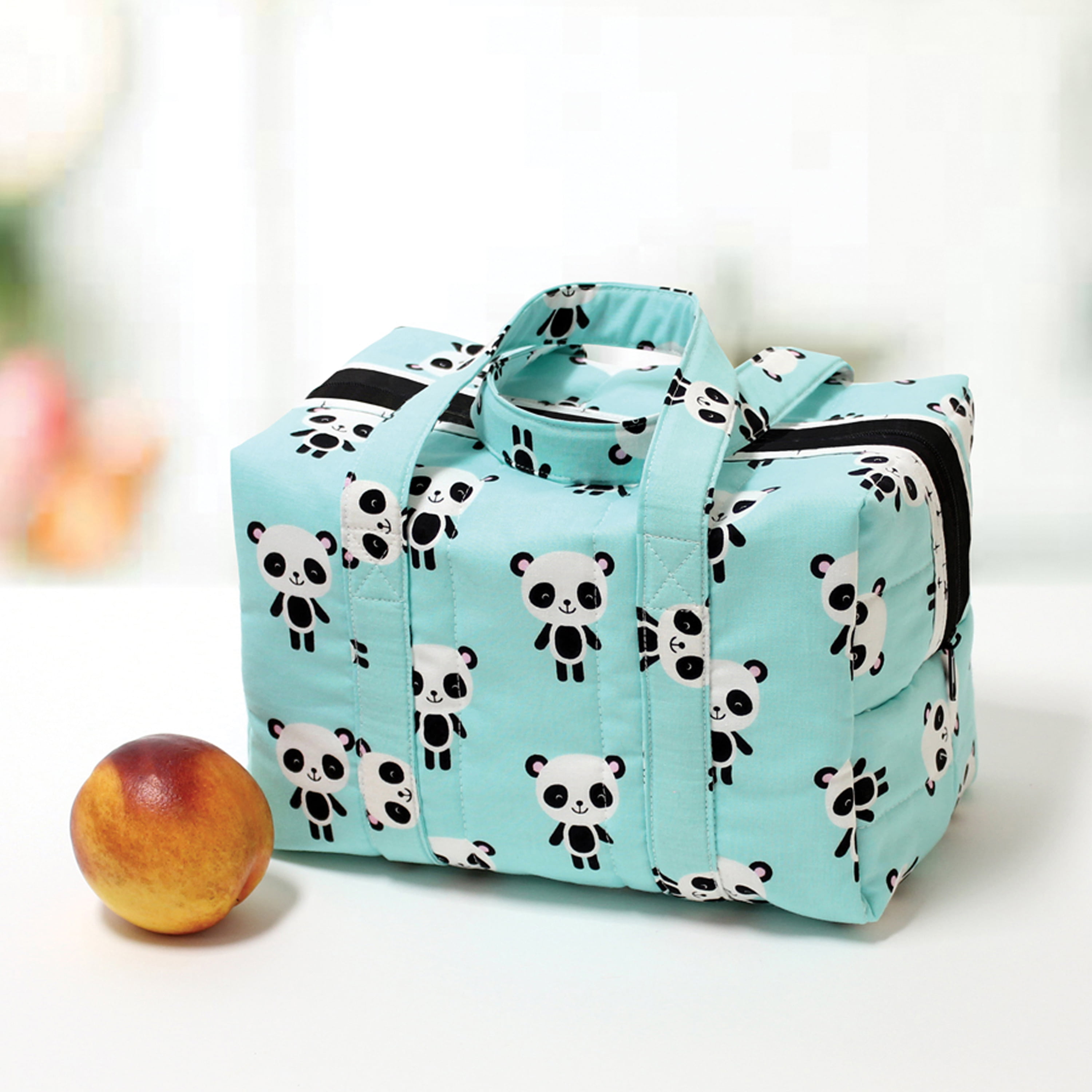 June Tailor Insulated Lunchbox Tote Kit - White Zippity - Do - Done