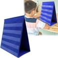 thumbnail image 2 of Clearance! Self Standing Teaching Pocket Folding Double Desktop Pocket for Classroom Schedule Display Kids Kindergarten Science and technology teaching aids,Blue, 2 of 9