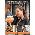 thumbnail image 4 of Wireless Earbuds, Bluetooth 5.4 Ear Buds, ENC Noise Cancelling Headphones with 50H Playtime, Bass Stereo Sound, Compatible with iPhone Air/17/16/15/14/Android, Pad, 4 of 9
