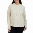 thumbnail image 5 of SAGE Women's Lightweight Hoodie, Long Sleeve, Tan, Large, 5 of 6