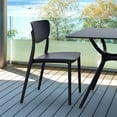 thumbnail image 2 of Compamia Monna Chaise de Salle à Manger d'Extérieur Noire, 2 of 8