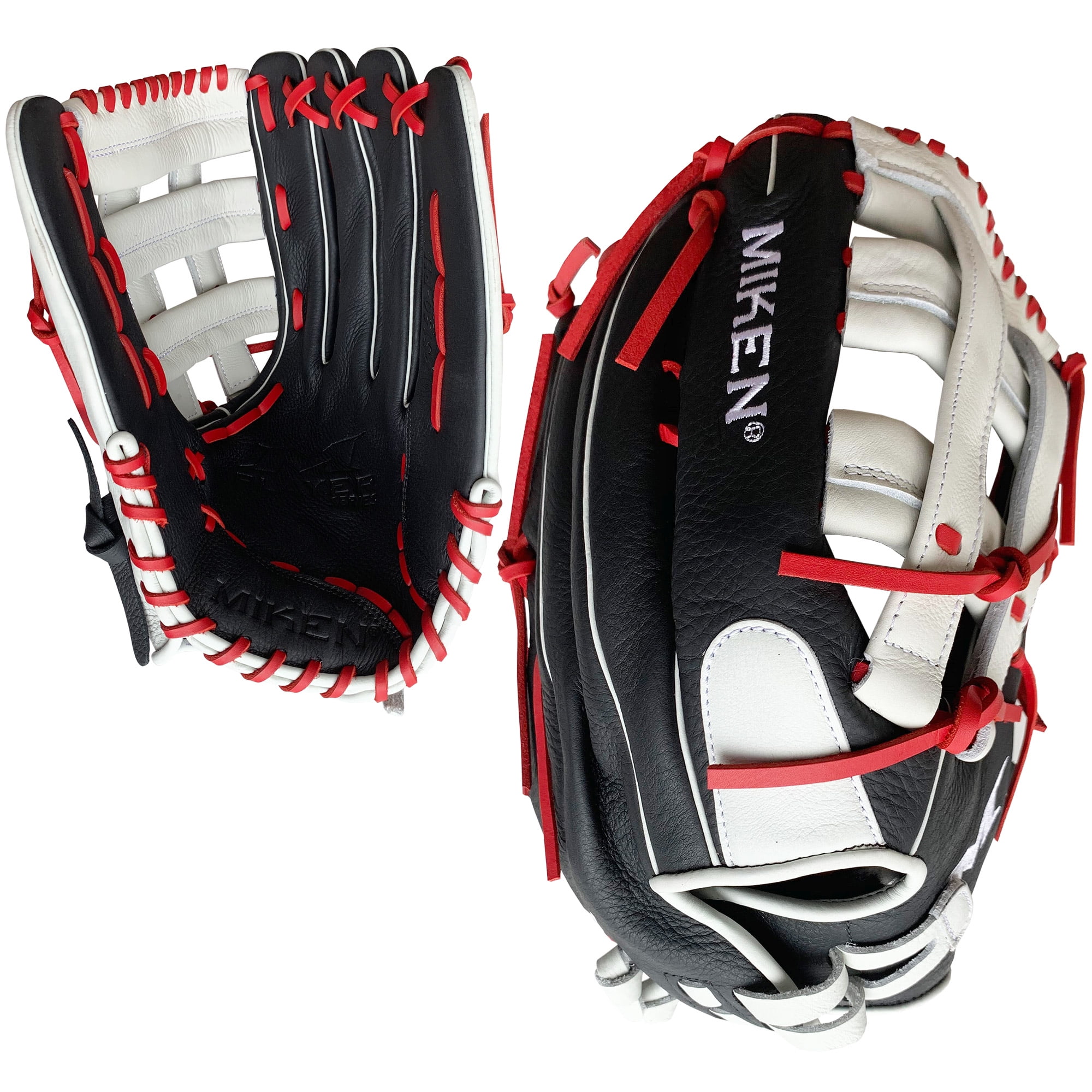2020 Miken PS150PH 15" Player Series Slowpitch Softball Glove Black/Red/White