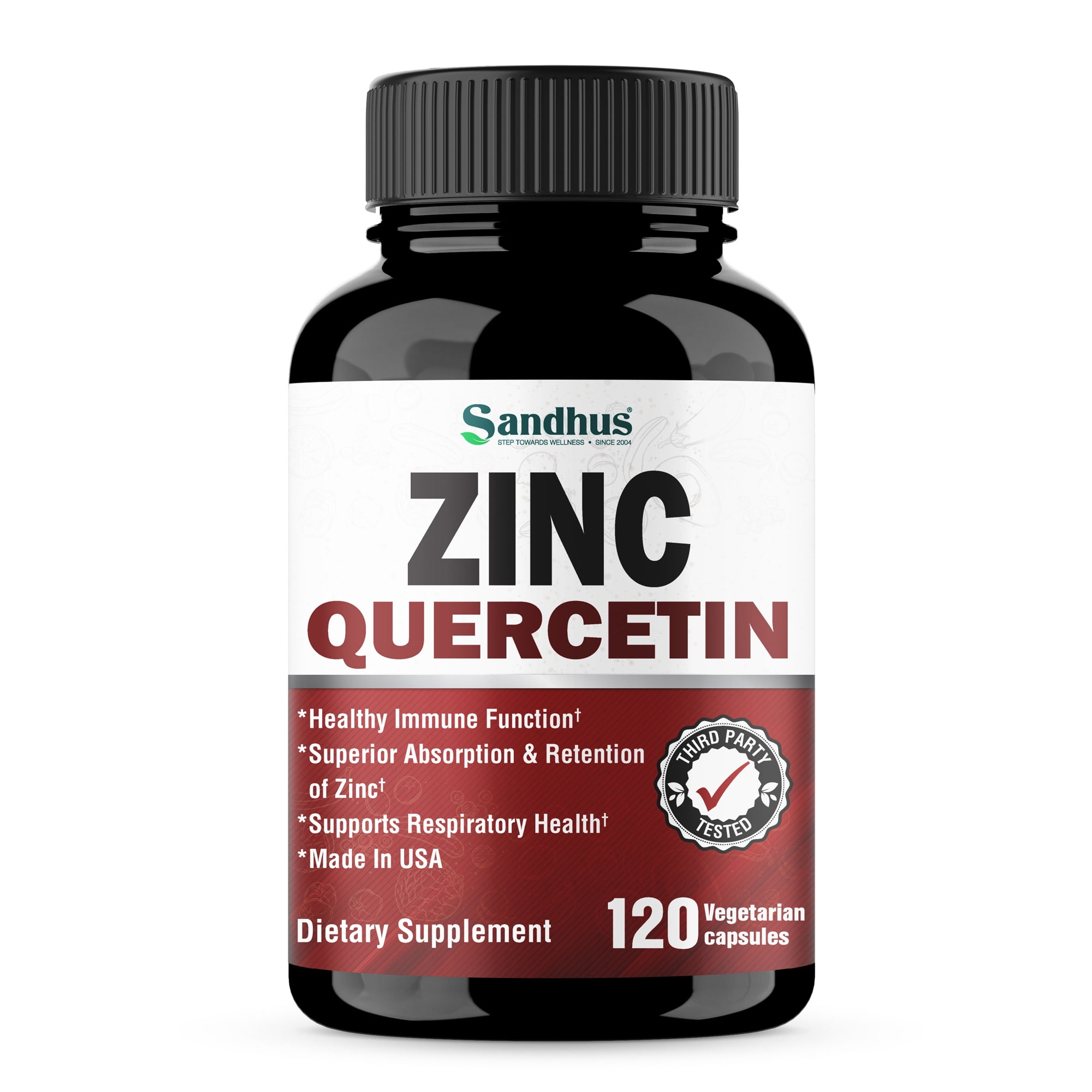 Zinc with Quercetin Seasonal Allergy Relief Best Quercetin Zinc Vitamin