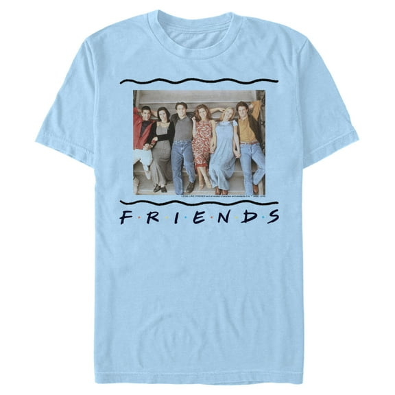 Men's Friends Group Stair Pose Graphic T-Shirt