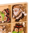 thumbnail image 4 of 12 Adornos de Paquete para Decoración de árbol de Navidad, Colgando Adornos de árbol de Navidad Decoraciones de Vacaciones Papá Noel perfecl Árbol colgando decoraciones, 4 of 8