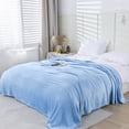 thumbnail image 2 of Sentmoon Summer Blanket Blankets Soft Fleece Blanket Warm Throw Cozy Solid Bed Cover Plush Sofa Rug Lightweight Layer for Couch Bedding Relaxation and All Season Comfort, 2 of 7