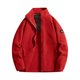 thumbnail image 1 of pstuiky camisas de manga larga para hombre, Chaqueta con capucha y cremallera de cuello alto y manga larga de color liso para hombre tops de invierno para hombre s, 1 of 8