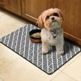 thumbnail image 2 of Dog Mat Pet Feeding Mat for Food and Water Absorbent 20x12in Quick Dry Dog Water Bowl Mat, 2 of 6