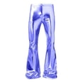 thumbnail image 6 of PIMSSY Men Pants Slim Glossy Straight Lit Casual Trousers Everyday Modern Fit Breathable Comfort Male Leisure Solid Color Slacks, 6 of 7
