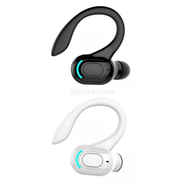Auriculares inalámbricos,Auriculares inalámbricos Bluetooth Sport Single Ear 5.0,Auriculares USB con gancho para la oreja Video F8 Auriculares,Micrófono de auriculares para juegos con sonido