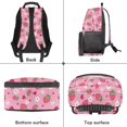 thumbnail image 6 of Uorisanigo Strawberry Axolotl School Backpack 17 inch for Preschool Elementary, Casual Basic Bookbag with Side Mesh Pockets, Ideal for Boys Girls Ages 5-12 Daily Use, 6 of 7