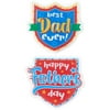 Cake Decoration Pop Tops® - Father's Day Hero Assortment (2 pcs)