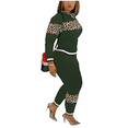 thumbnail image 2 of Akmipoem 2 Piece Outfits Women Leopard Sweatsuit Tracksuit Jogging Suit Activewear Sets, 2 of 5
