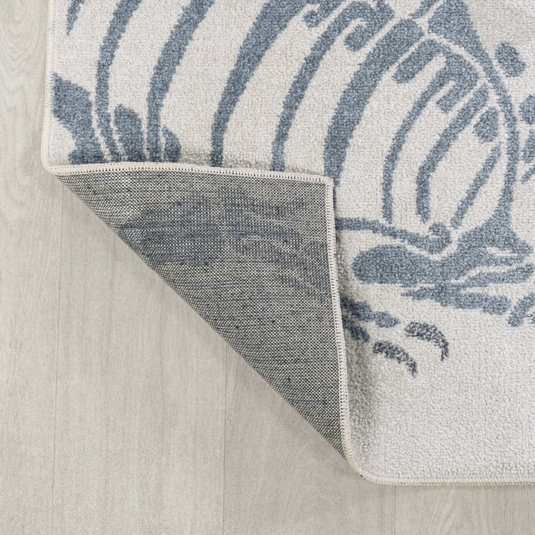 Jonathan Y Dinosaur Skeleton Area Rug – 3'x5', Machine Washable, Non-Shedding, Perfect For Kids' Rooms