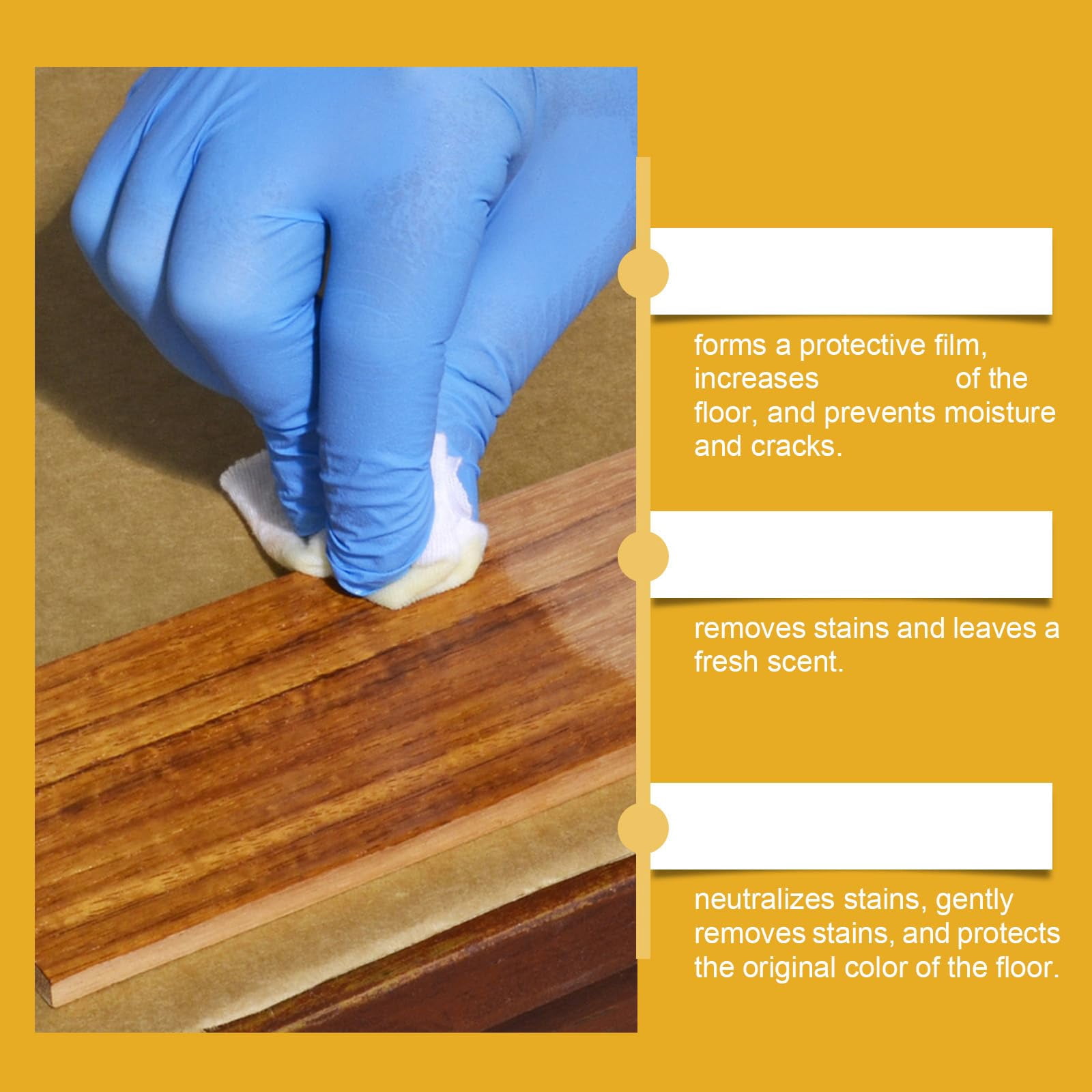 Beeswax Wood Polish Spray for Furniture and Floors, Natural Wood Seasoning Beeswax Cleaner for Tables and Cabinets, 4 fl oz