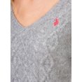 thumbnail image 4 of U.S. Polo Assn. V-Neck Cable Knit Sweater, 4 of 4