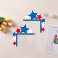 thumbnail image 3 of Yhmxh 2 Pcs Independence Day Door Corner Frame Decoration, Wooden Patriotic Celebration Door Toppers 4th of July Decor USA Red White Blue Heart Stars Gnome Decor for Memorial Day Party, 3 of 6