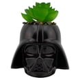 thumbnail image 1 of Maceta Decorativa Cerámica con Planta Artificial, Diseño Darth Vader en 3D, Maceta Decorativa para Hogar, Escuela u Oficina, 1 of 4