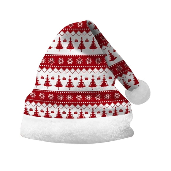 Kids Christmas Hat Santa Hat Unisex Warm Comfort Winter Party Favors New Year Hat