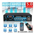 thumbnail image 3 of 1200W Bluetooth Amplifier 2CH HIFI Stereo Power AMP USB FM Radio Car Home Theater With Remote Control ,Efficient Heatsink, 3 of 7