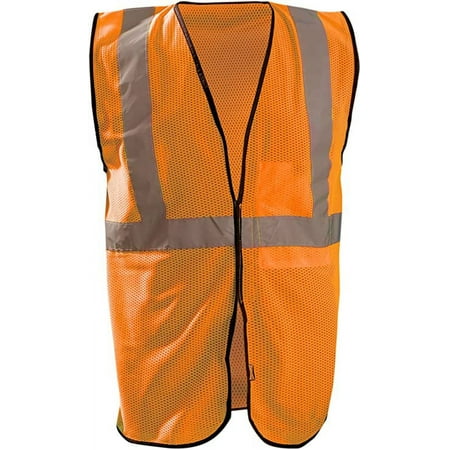 

OccuNomix High Visibility Value Mesh Standard Hook & Loop Vest Class 2 100% ANSI Polyester Mesh.