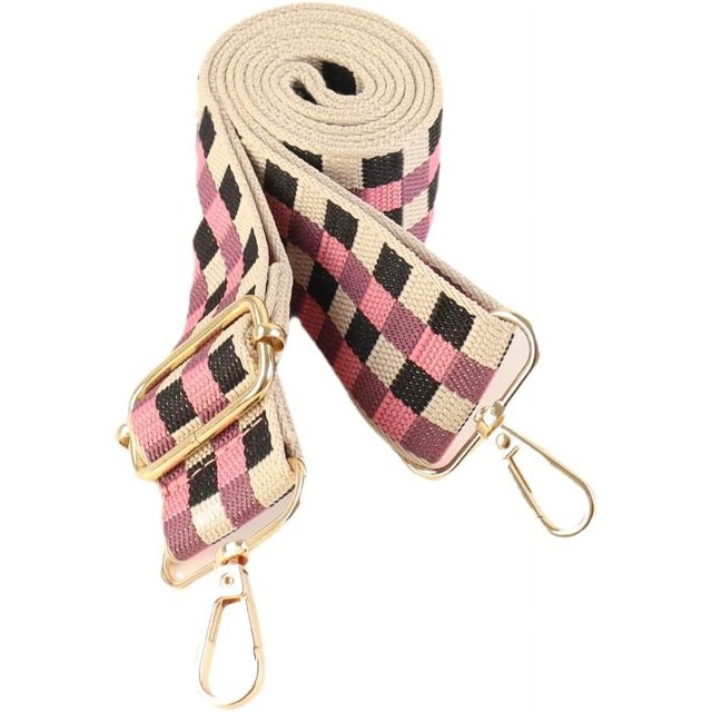 LinYooLi Bandoulière de Remplacement Réglable, Sangles de Bagage, Ceinture Bandoulière en Toile pour Sac à Main, Sangle de Sac à Main pour Femmes (Style A 119)