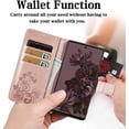 thumbnail image 5 of Wallet Phone Case for Google Pixel 7,Four-Leaf Clover PU+TPU Leather Flip Kickstand Case with Magnetic Clasp and Cash Card Slots Holder Cover for Google Pixel 7, SYC Rose Gold, 5 of 18