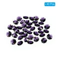 thumbnail image 3 of Uxcell 14mm Crystal Octagon Beads Chandelier Hanging Beads Dark Purple 40 Pack, 3 of 6