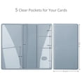 thumbnail image 5 of FINPAC Car Registration & Insurance Card Holder, Glove Box Card Organizer Wallet, Car Document Holder for Cards, Driver License & other Essential Documents, Ice Blue, 5 of 7