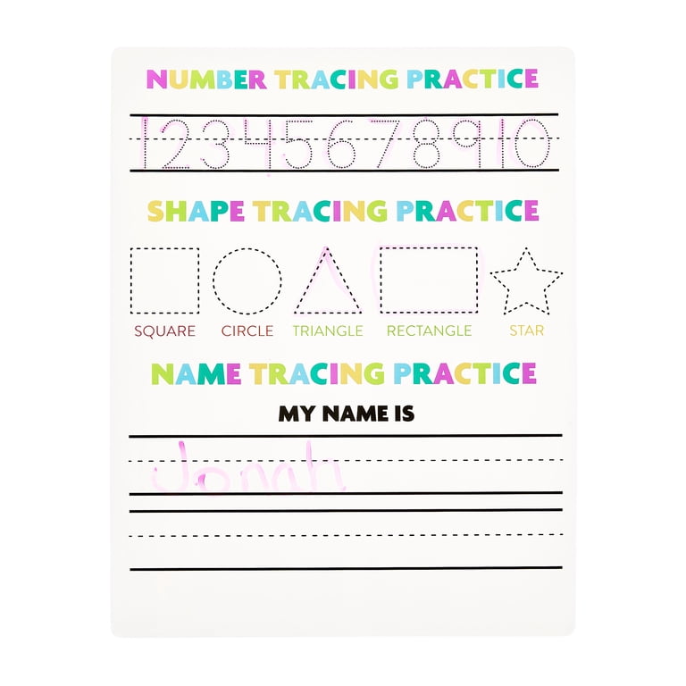 Pen+Gear Learning Boards, 5 Piece Set, Writing and Math Practice photo 5